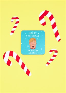 Ya Filthy Animal Xmas Coaster. Send them something a little cheeky with this brilliant Scribbler gift and trust us, they won't be disappointed!